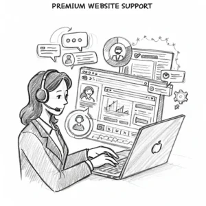 prémiová podpora webu